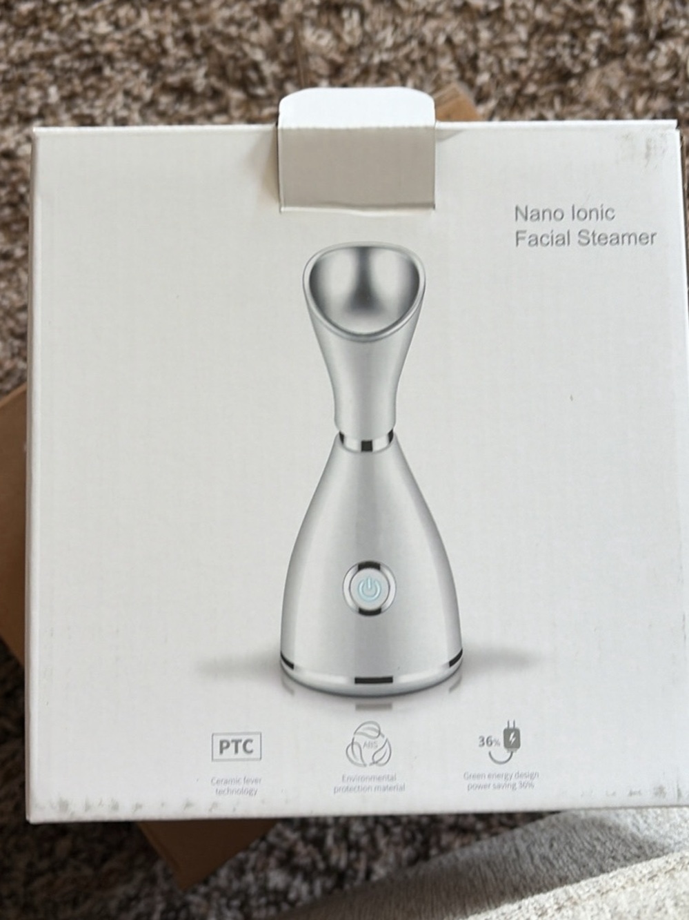 Nano Ionic Facial Steamer - Silver